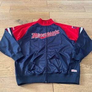 Minnesota Stitches Full Zip Athletic Jacket Men’s‎ Size XLarge